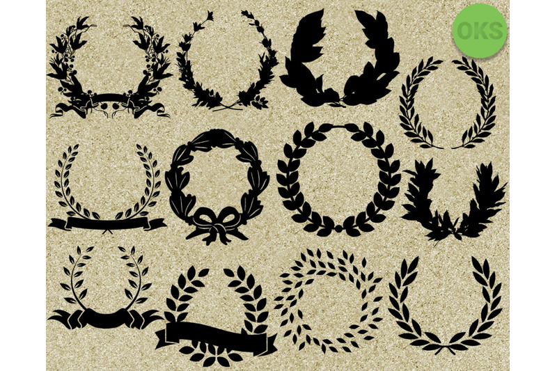 laurel-wreath-svg-svg-files-vector-clipart-cricut-download