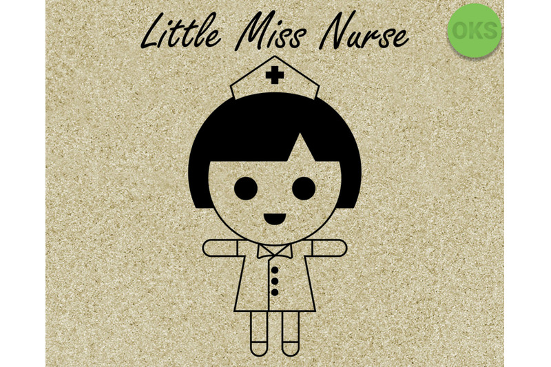 Download little miss nurse svg, svg files, vector, clipart, cricut ...