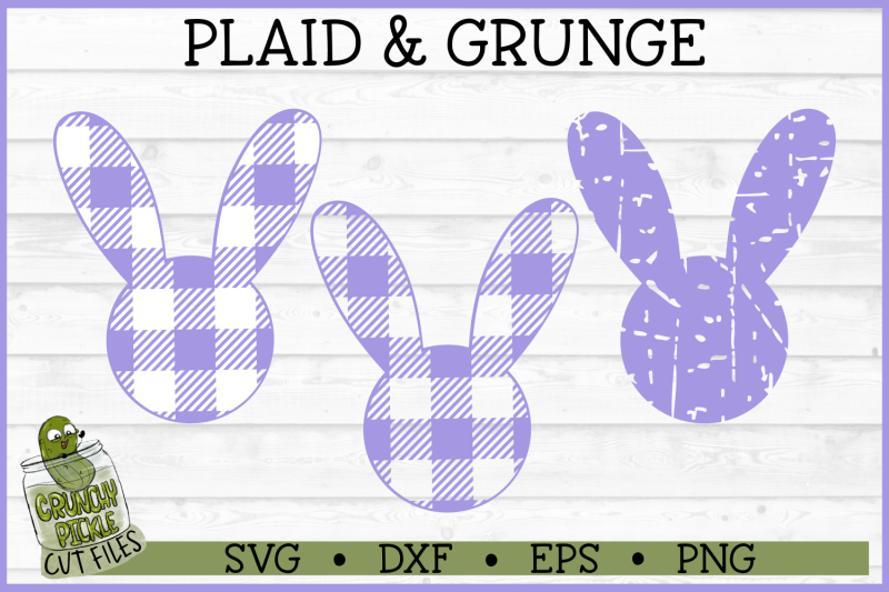 plaid-amp-grunge-easter-bunny-2-svg