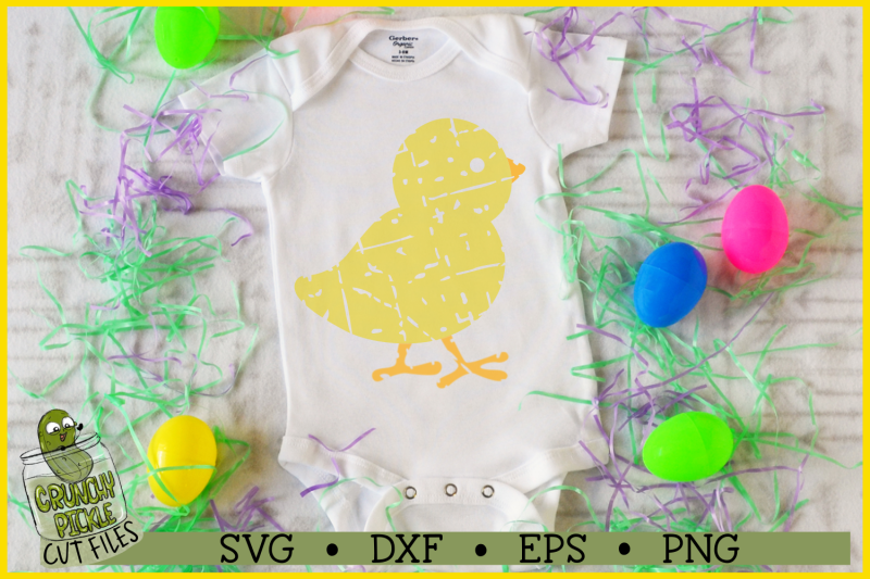 plaid-amp-grunge-baby-chick-easter-svg