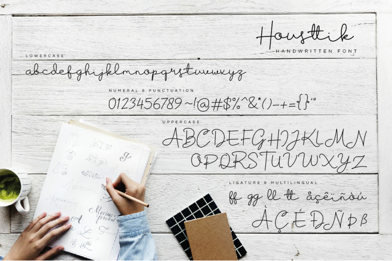 housttik-handwritten-font