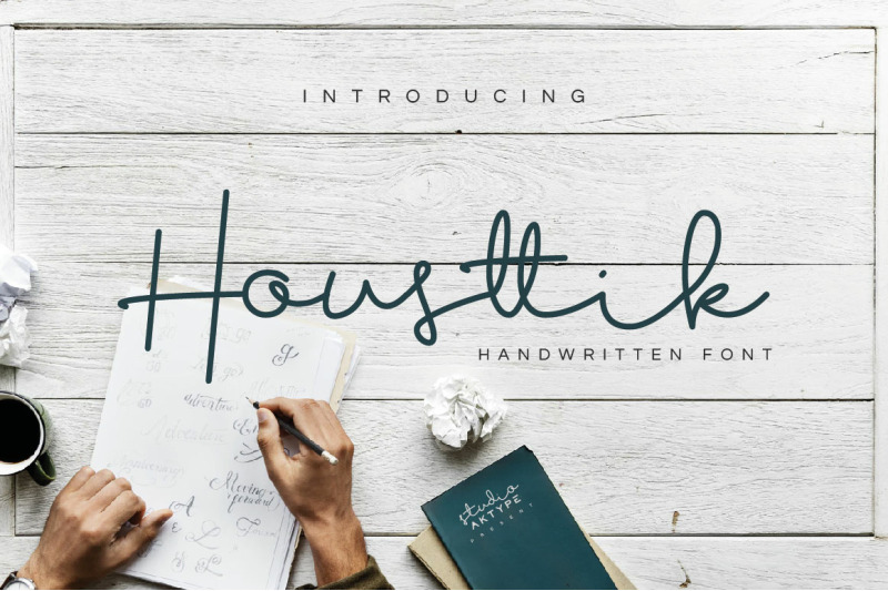 housttik-handwritten-font