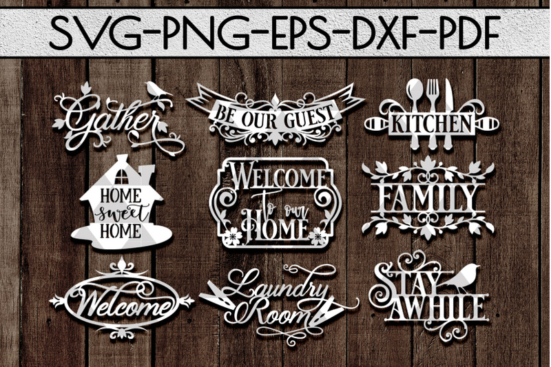 Free Free 146 Home Decor Signs Svg SVG PNG EPS DXF File