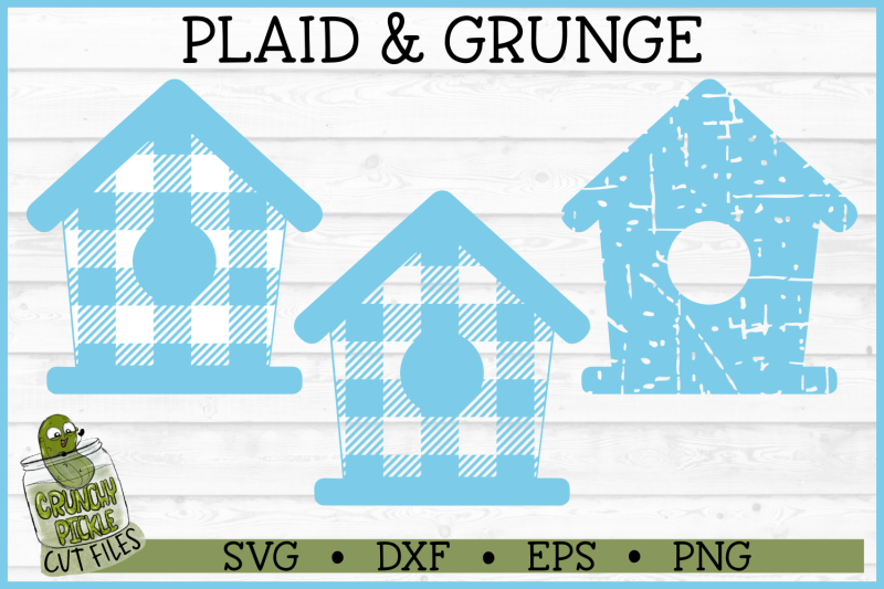 plaid-amp-grunge-birdhouse-svg