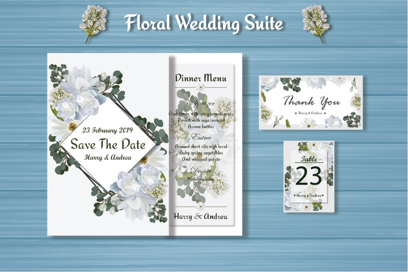 white-floral-wedding-invitation-suite