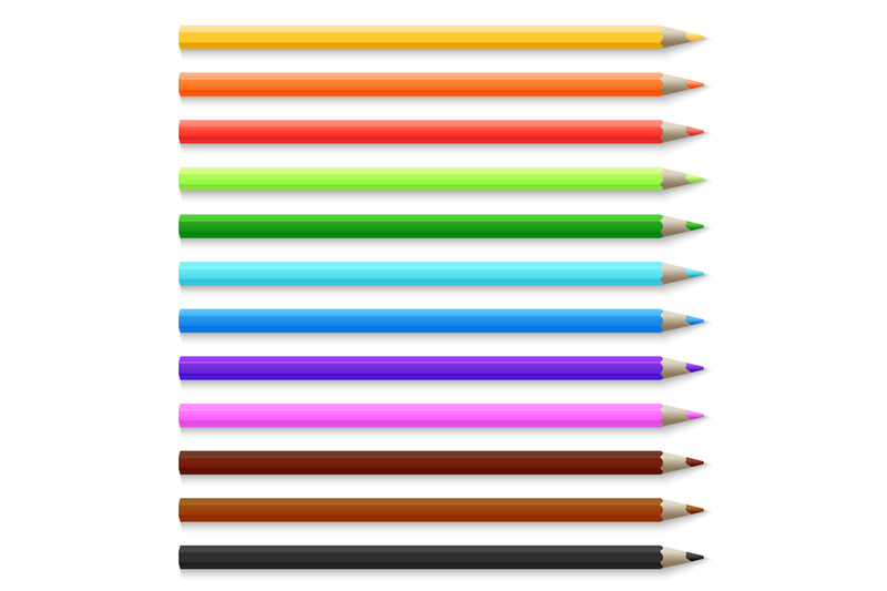 realistic-3d-wooden-colored-pencils-isolated-on-white-vector-illustrat