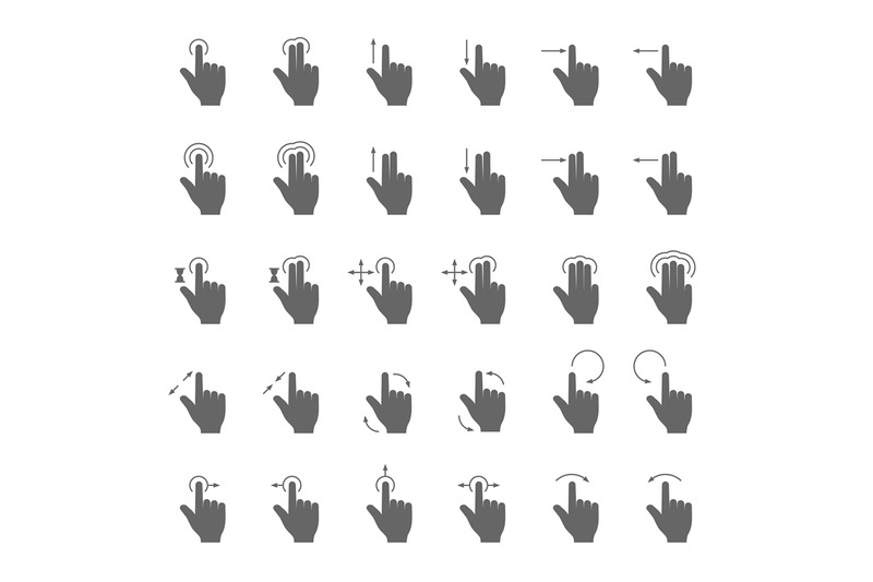hand-swipe-and-drag-gesture-vector-icons-with-touching-action-arrows-f