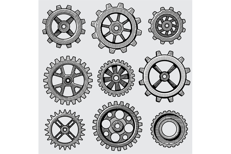 retro-sketch-mechanical-gears-hand-drawn-vintage-cog-wheel-parts-of-f