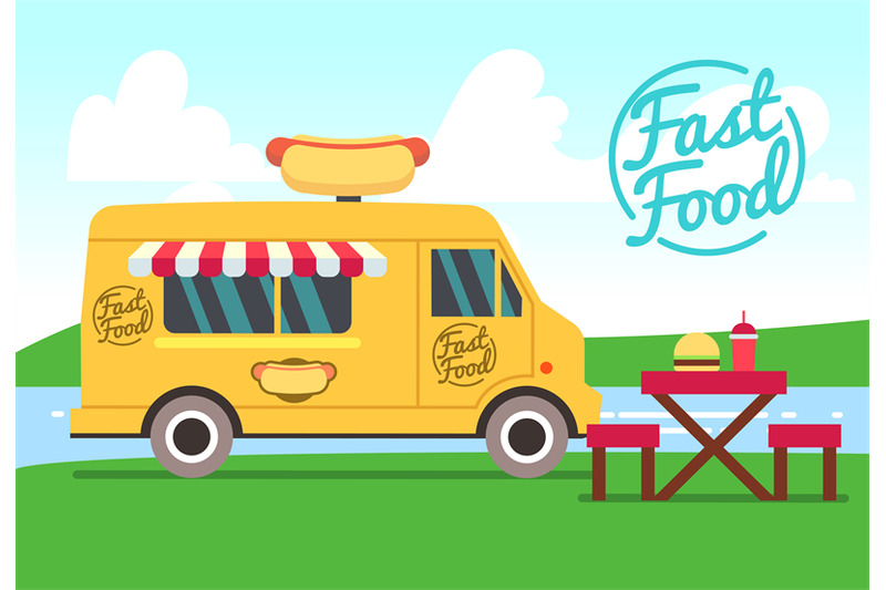 outdoor-cafe-with-food-truck-and-tables-street-food-small-business-ve