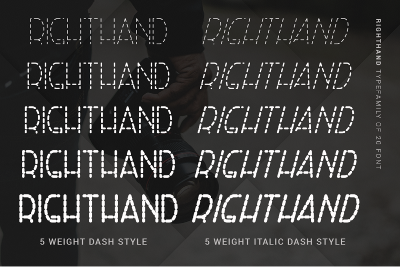 righthand-20-monoline-fonts