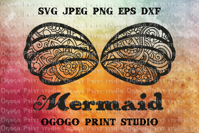Free Free Mermaid Print Svg 152 SVG PNG EPS DXF File
