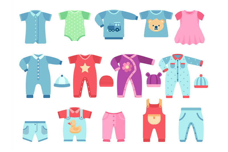 boy-and-girl-baby-garments-infant-vector-clothes