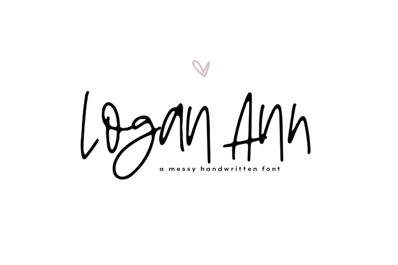 logan-ann-a-handwritten-font