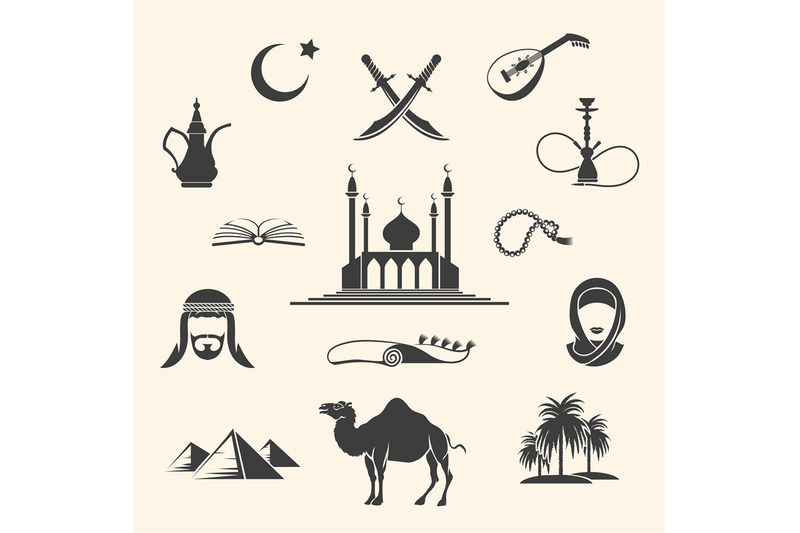 arabian-icons-set