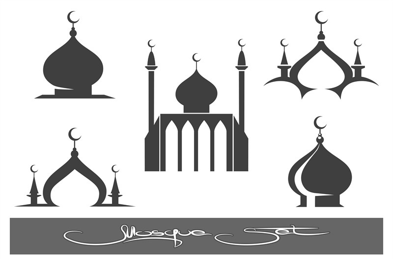 black-mosques-icons-set