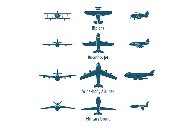 different-airplanes-types