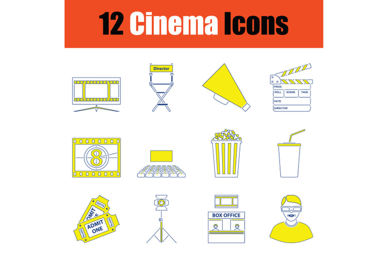 cinema-icon-set