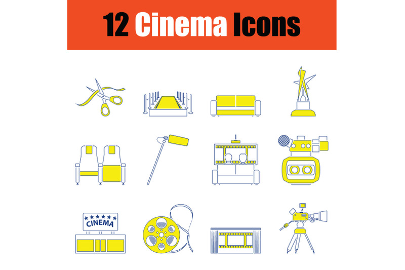 cinema-icon-set