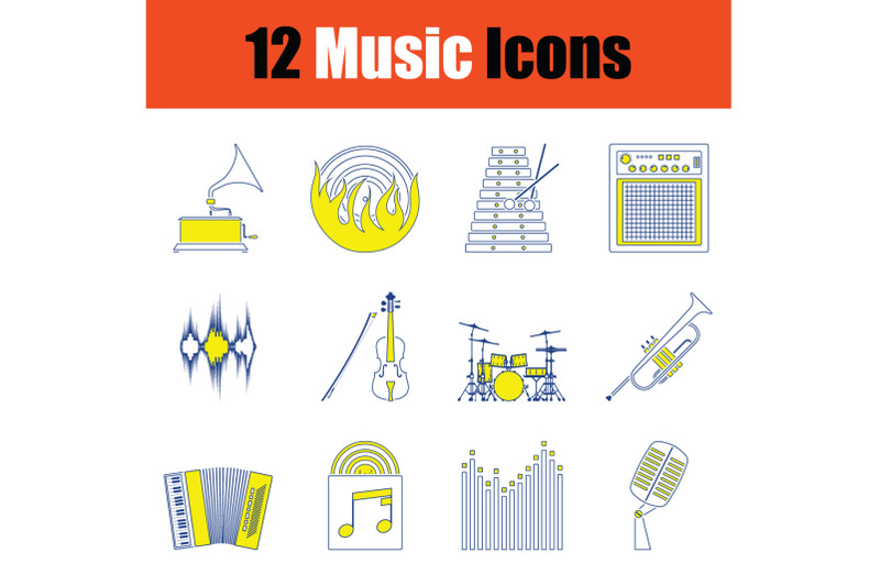 music-icon-set