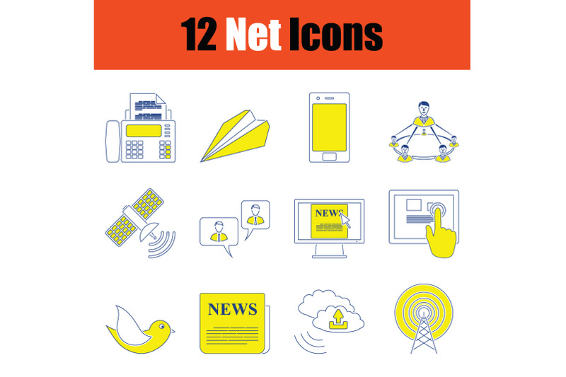 communication-icon-set