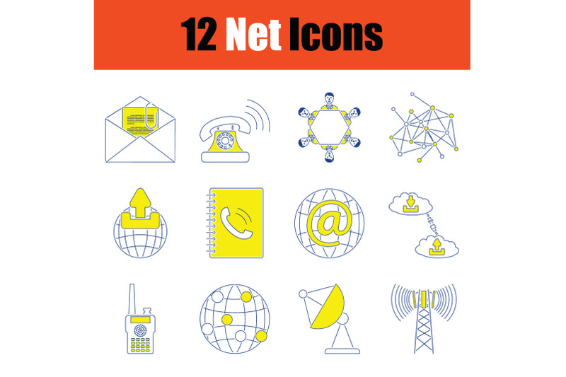 communication-icon-set