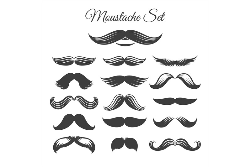 mustaches-icon-set