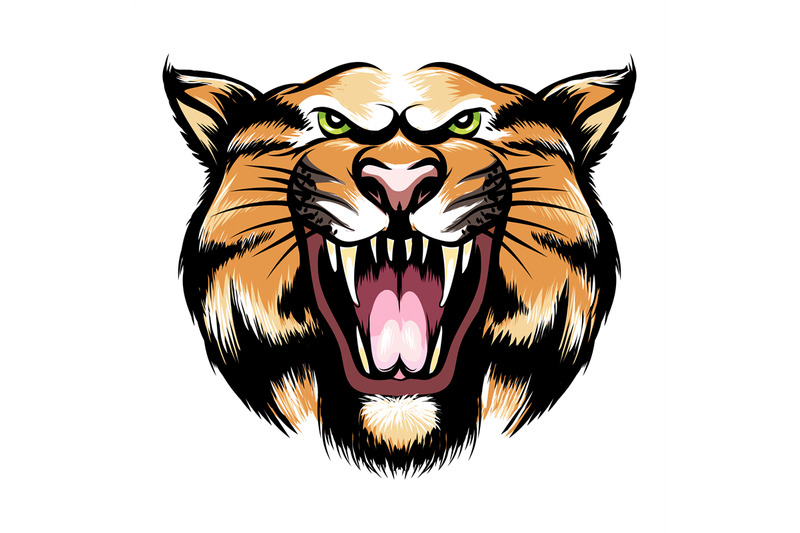 roaring-tiger-head