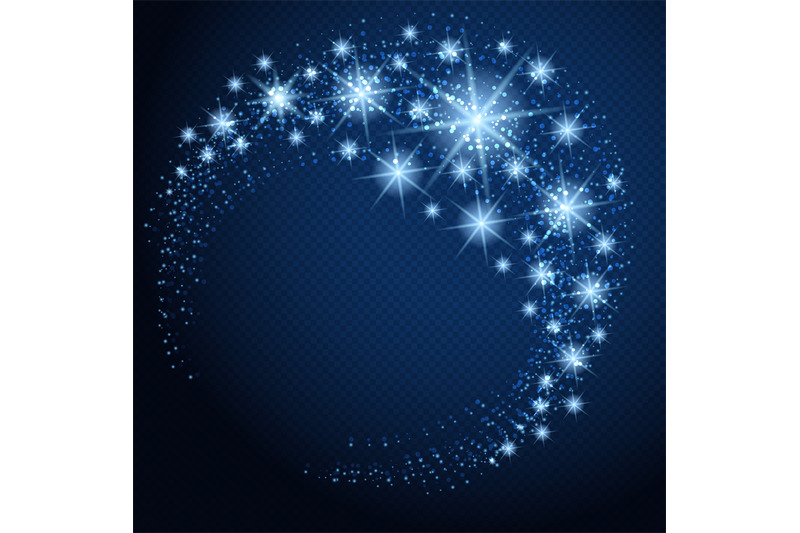 vector-glowing-circle-with-stars