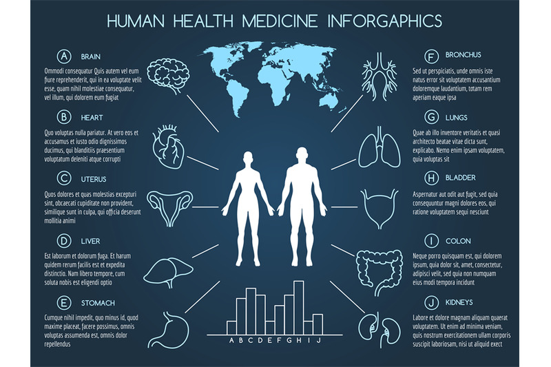 human-body-health-care-infographics