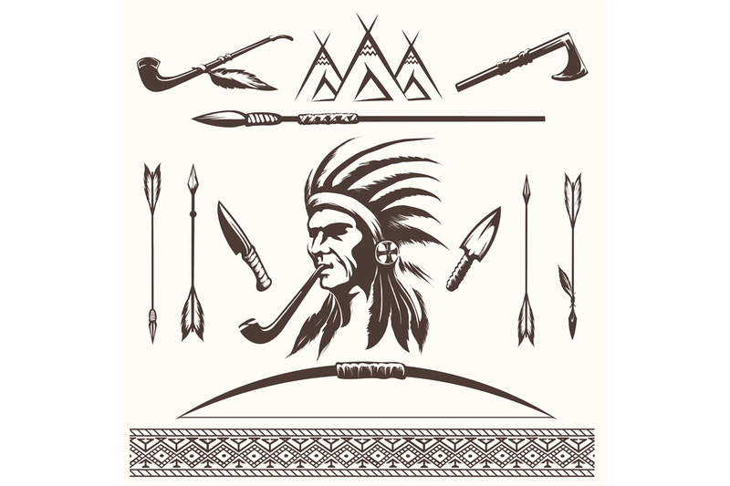 native-american-indian-ethnic-elements