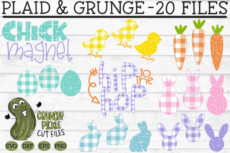 Download Plaid & Grunge Easter SVG Bundle By Crunchy Pickle ...