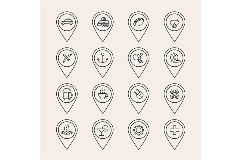 vector-outline-pin-icons