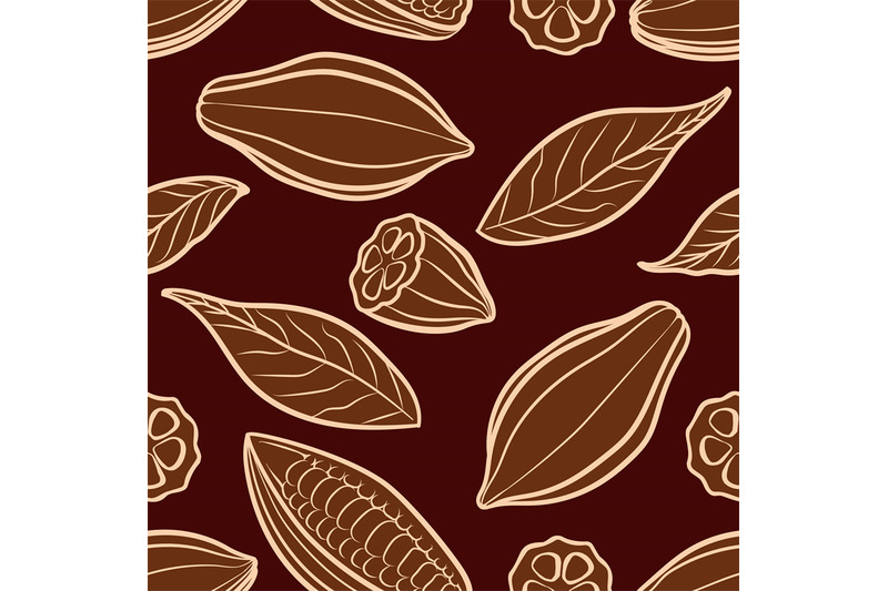 cocoa-beans-engraved-seamless-pattern