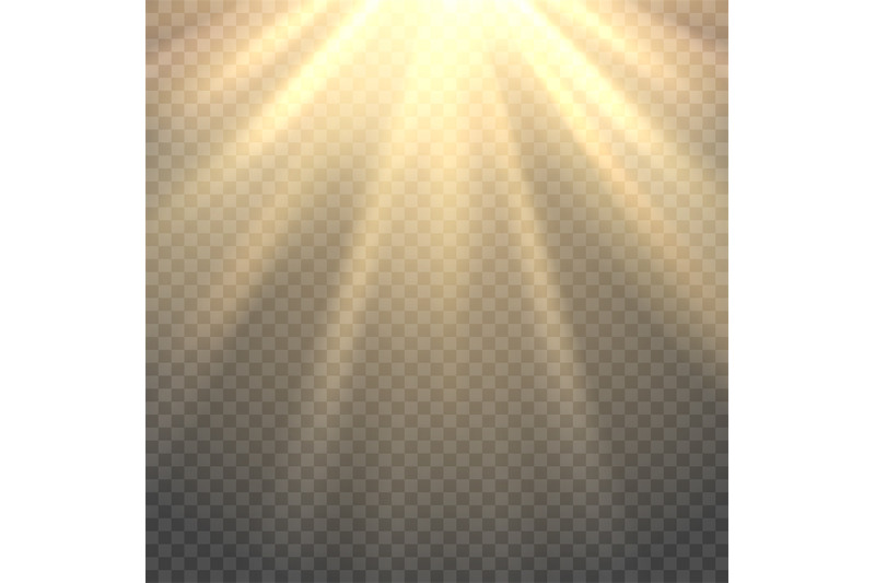 vector-sunlight-on-transparent-background