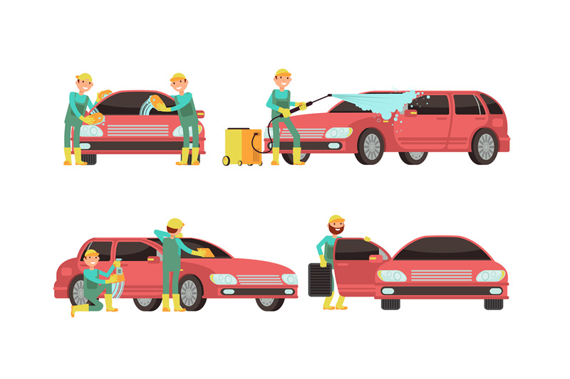 washing-car-services-vector-concepts-with-cars-and-cleaners