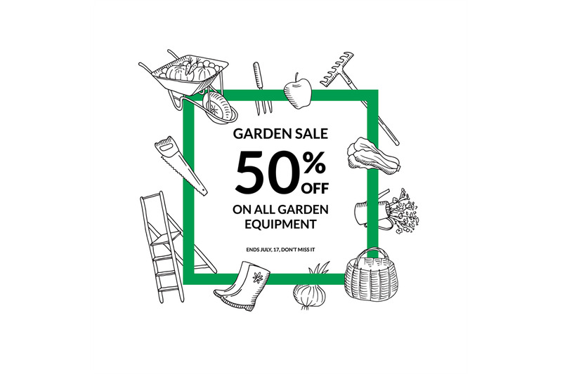 vector-frame-gardening-doodle-icons