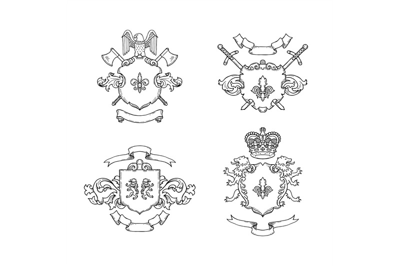 vector-hand-drawn-heraldics-illustration