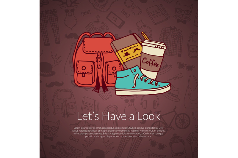 vector-hipster-doodle-icons-background
