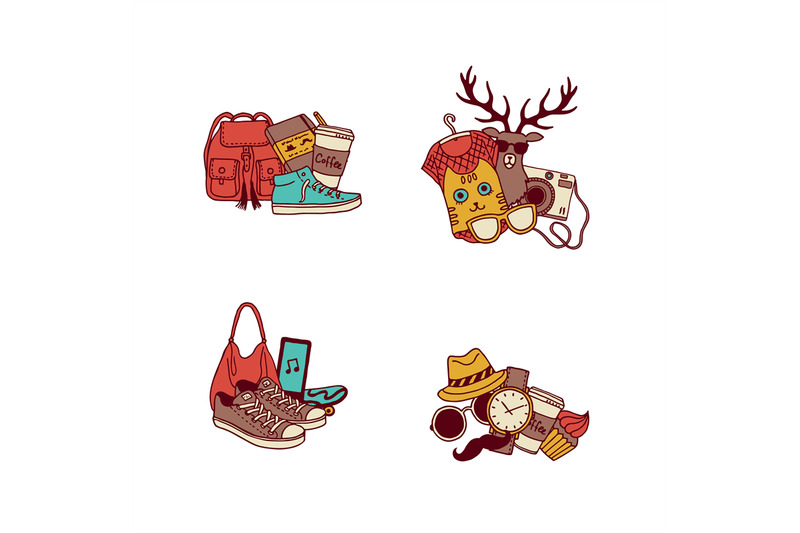 vector-hipster-doodle-icons-illustration-new-fashion-sketch-elements