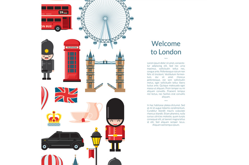 vector-cartoon-london-sights-banner