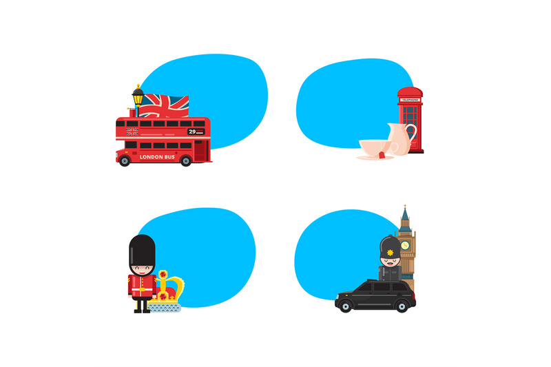 vector-london-sights-stickers-illustration