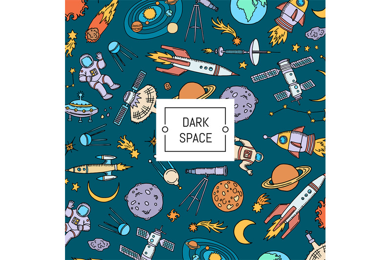 vector-hand-drawn-space-elements-background-with-place-for-text-illust