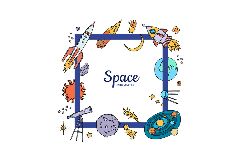 vector-hand-drawn-space-elements-flying