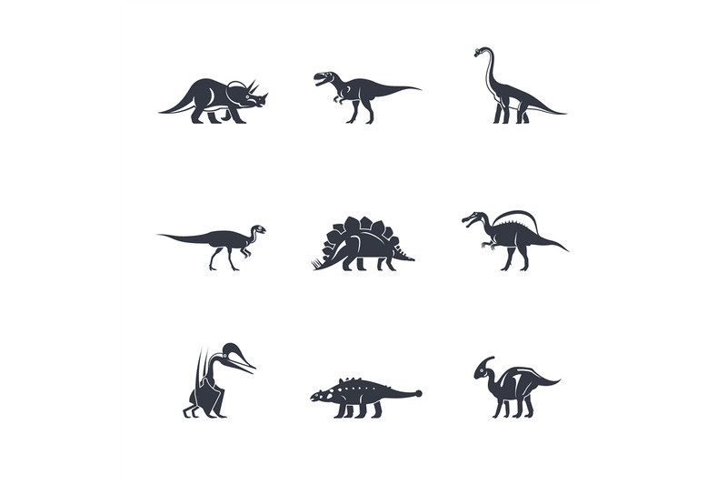 dinosaurs-silhouettes-icons