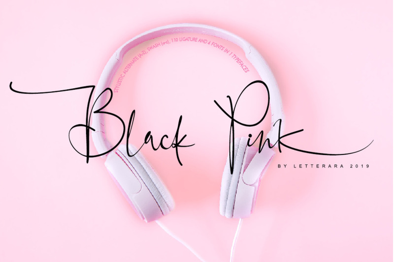 black-pink-signature