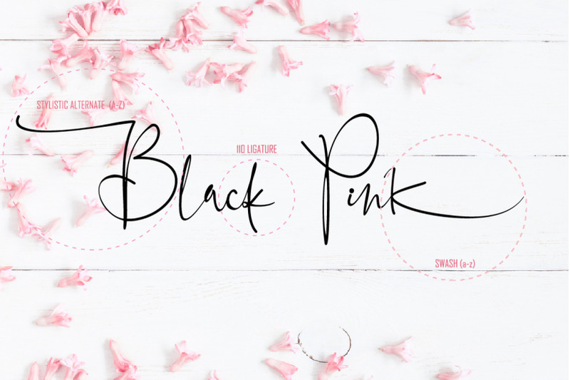 black-pink-signature