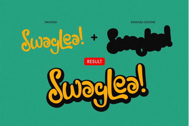 swaylea-layered-font-and-dingbats