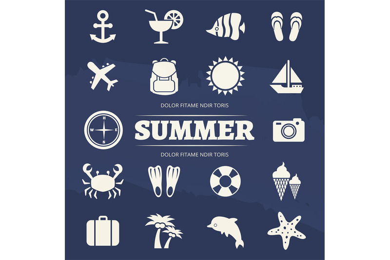 summer-vacation-icons-set-travel-adventure-icon