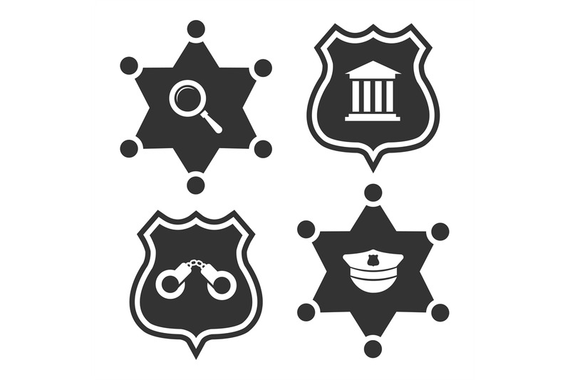 law-or-police-labels-design