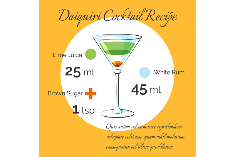 daiquiri-cocktail-vector-receipt-poster